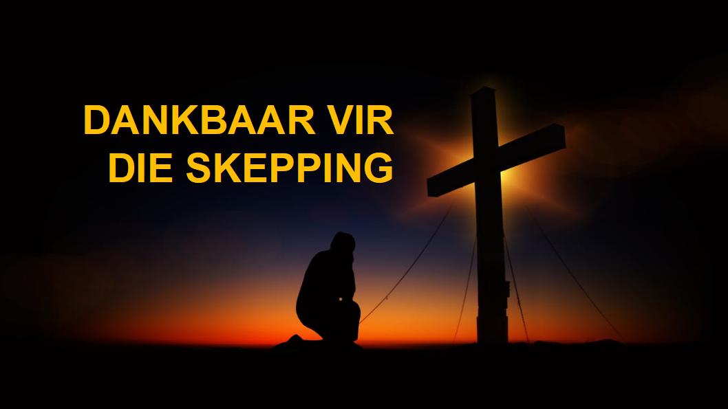 Dankbaar oor die Skepping